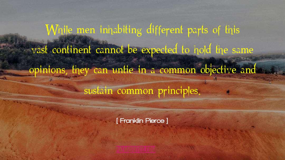 Untie quotes by Franklin Pierce