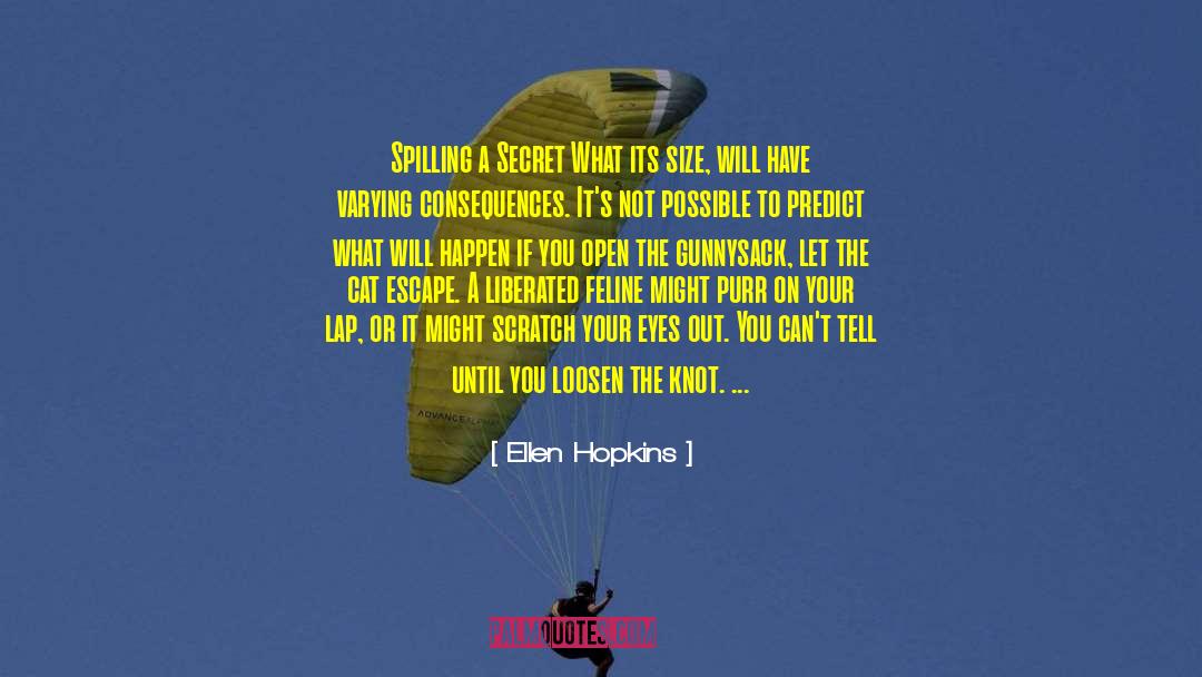 Untie The Knot quotes by Ellen Hopkins