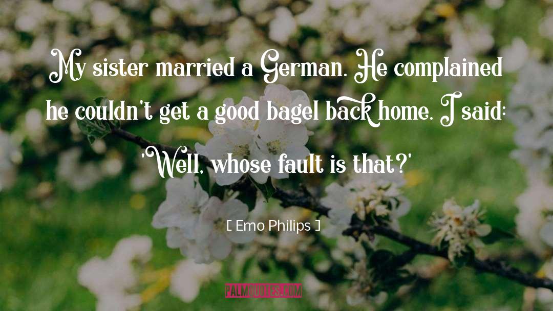 Untier German quotes by Emo Philips