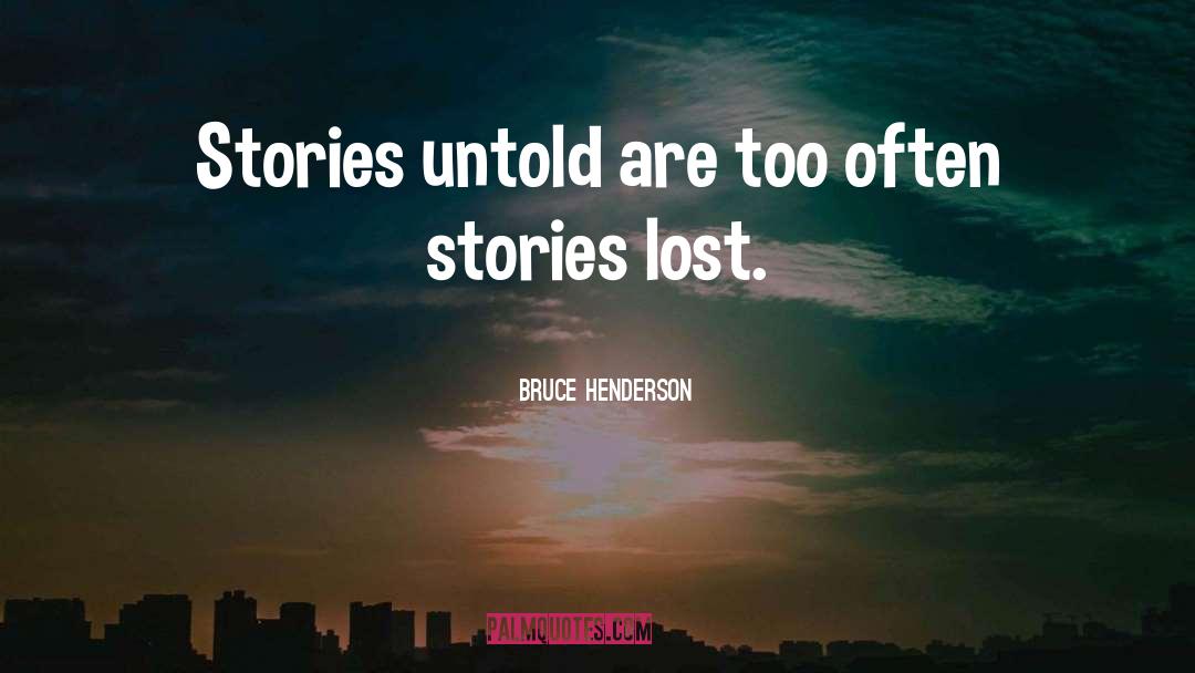 Untold quotes by Bruce Henderson