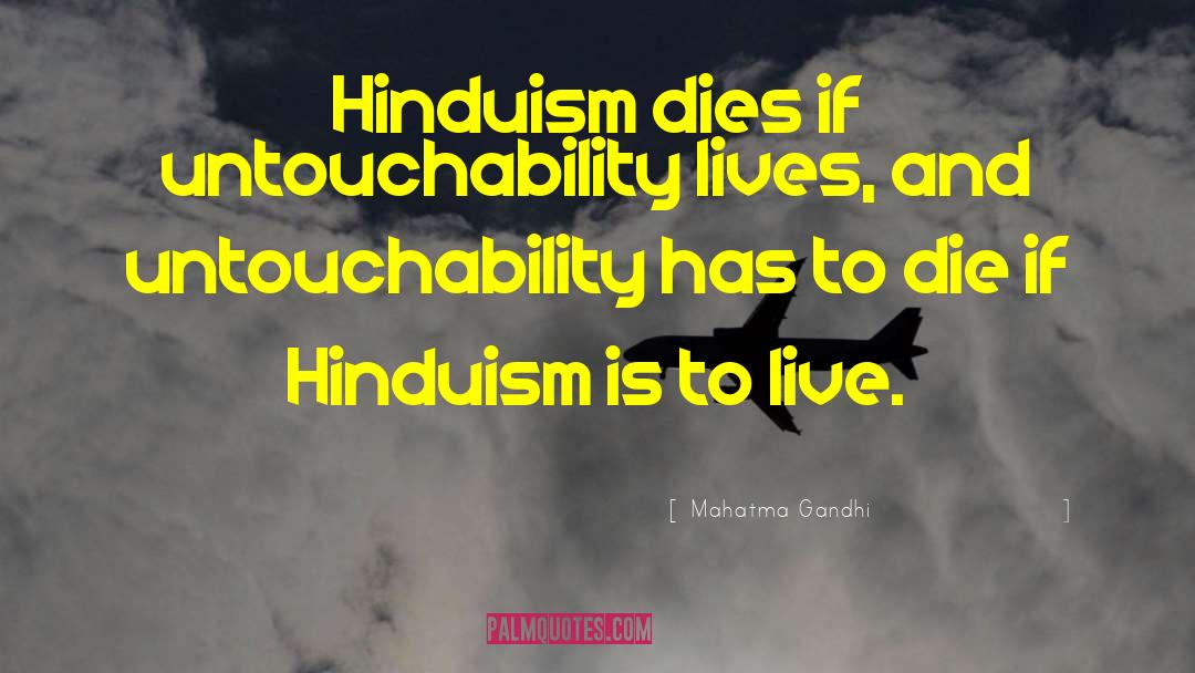 Untouchability quotes by Mahatma Gandhi