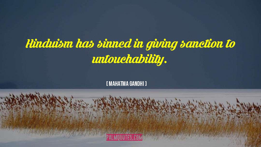 Untouchability quotes by Mahatma Gandhi