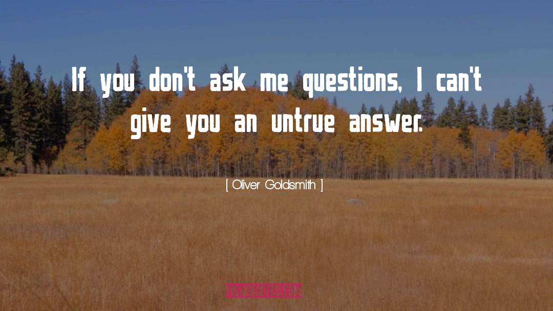 Untrue quotes by Oliver Goldsmith