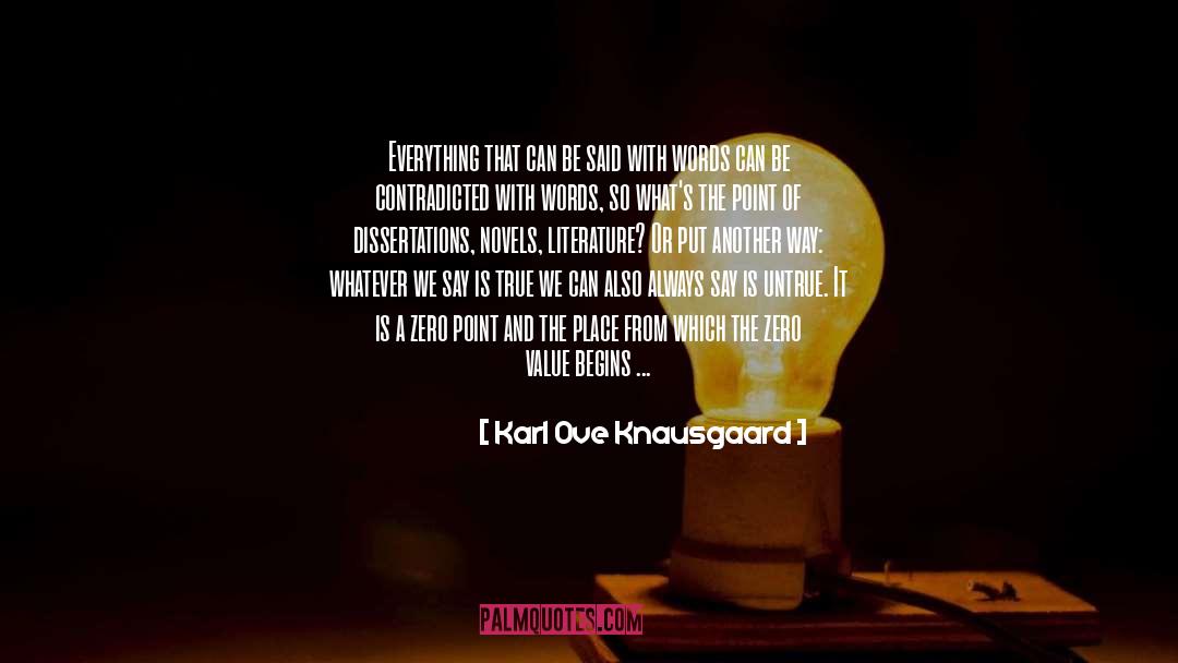 Untrue quotes by Karl Ove Knausgaard