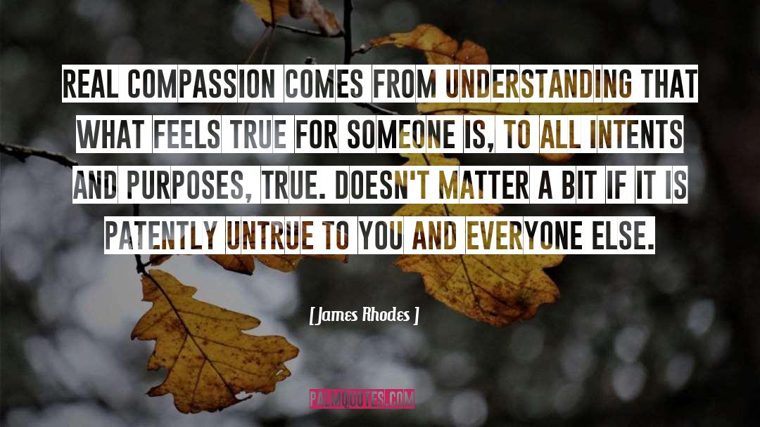 Untrue quotes by James Rhodes