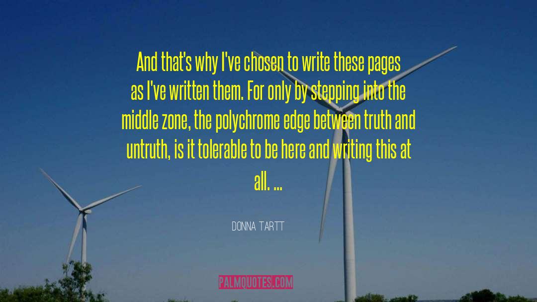 Untruth quotes by Donna Tartt