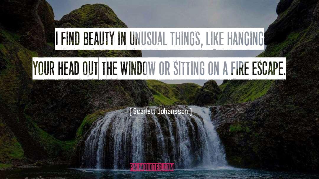 Unusual Things quotes by Scarlett Johansson