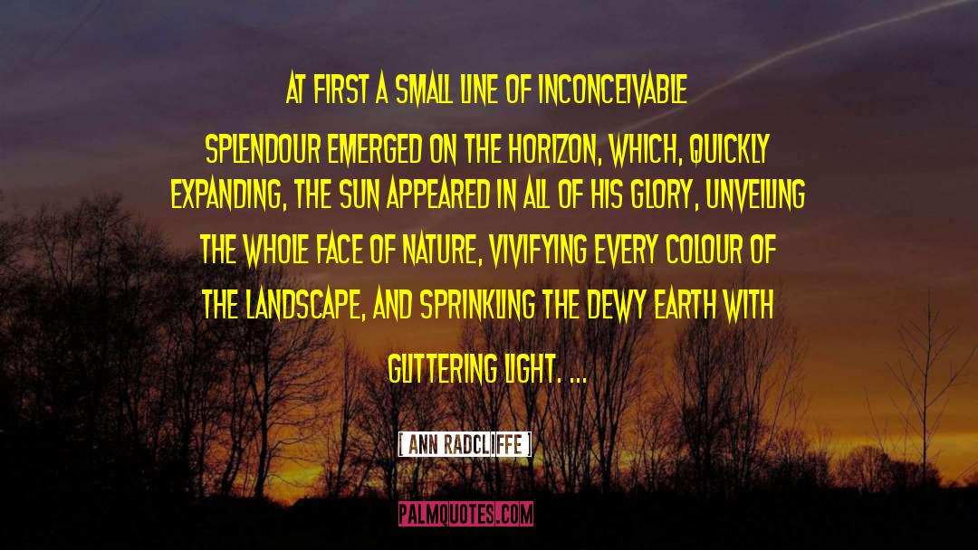 Unveiling quotes by Ann Radcliffe