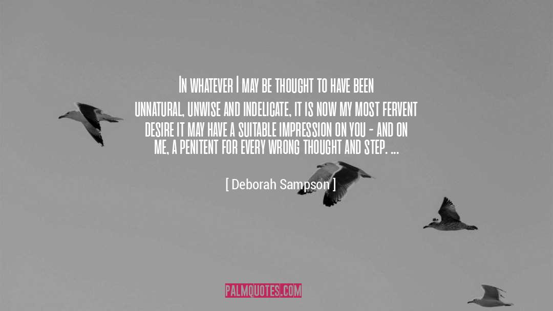 Unwise quotes by Deborah Sampson