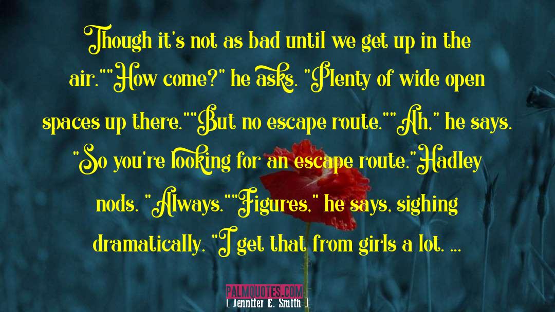 Up In The Air quotes by Jennifer E. Smith