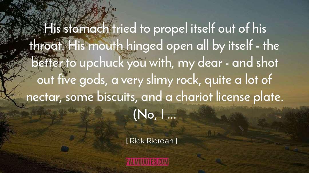 Upchuck quotes by Rick Riordan