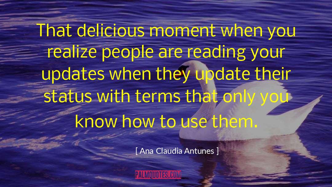 Update quotes by Ana Claudia Antunes