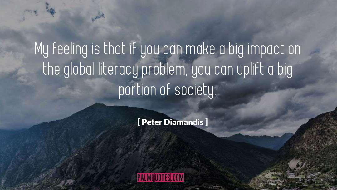 Uplift quotes by Peter Diamandis