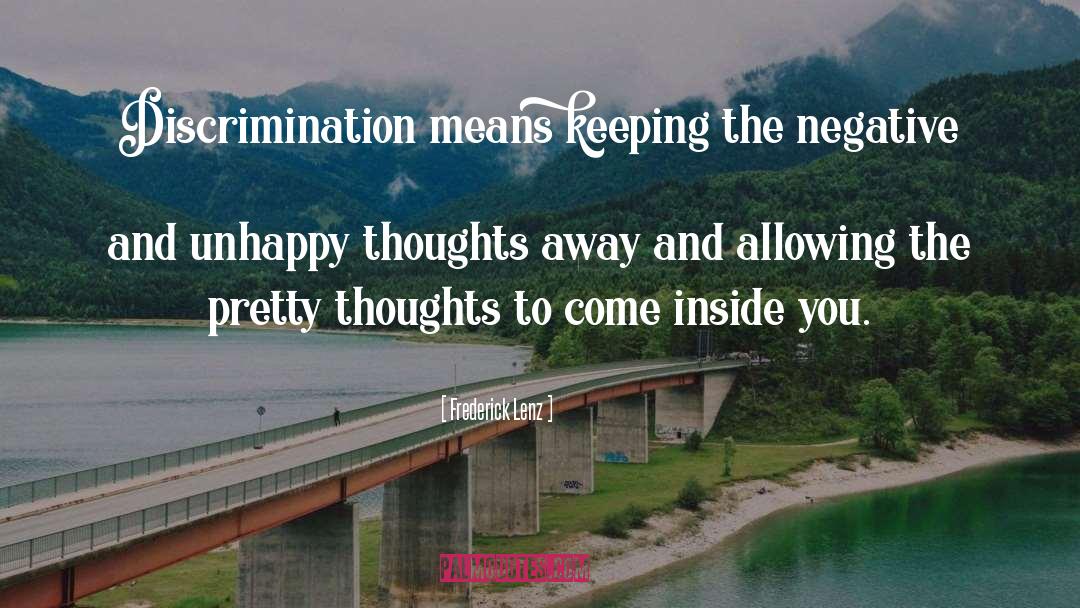 Uplifting Thoughts quotes by Frederick Lenz