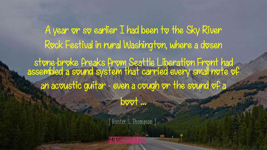 Upon The Sky quotes by Hunter S. Thompson