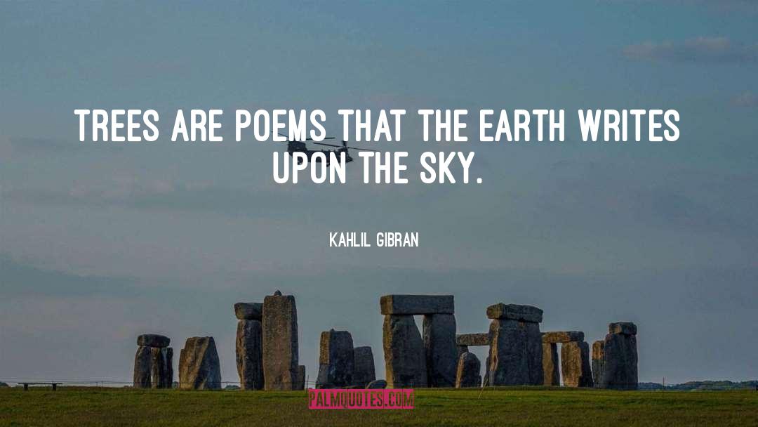 Upon The Sky quotes by Kahlil Gibran