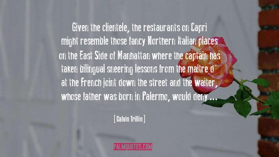 Upper East Side quotes by Calvin Trillin