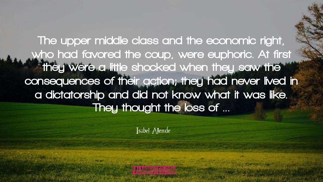 Upper Middle Class quotes by Isabel Allende