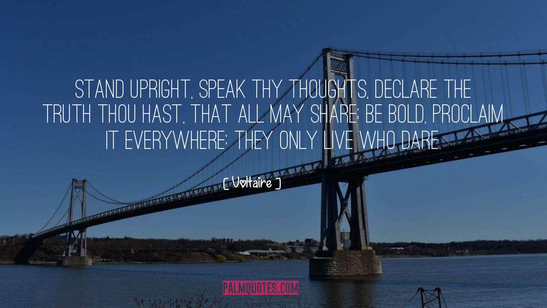 Upright quotes by Voltaire