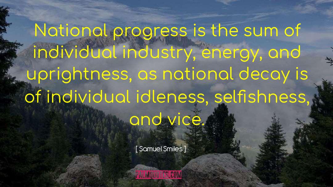 Uprightness quotes by Samuel Smiles