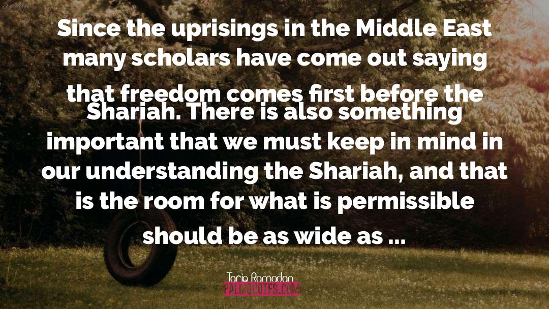 Uprising quotes by Tariq Ramadan