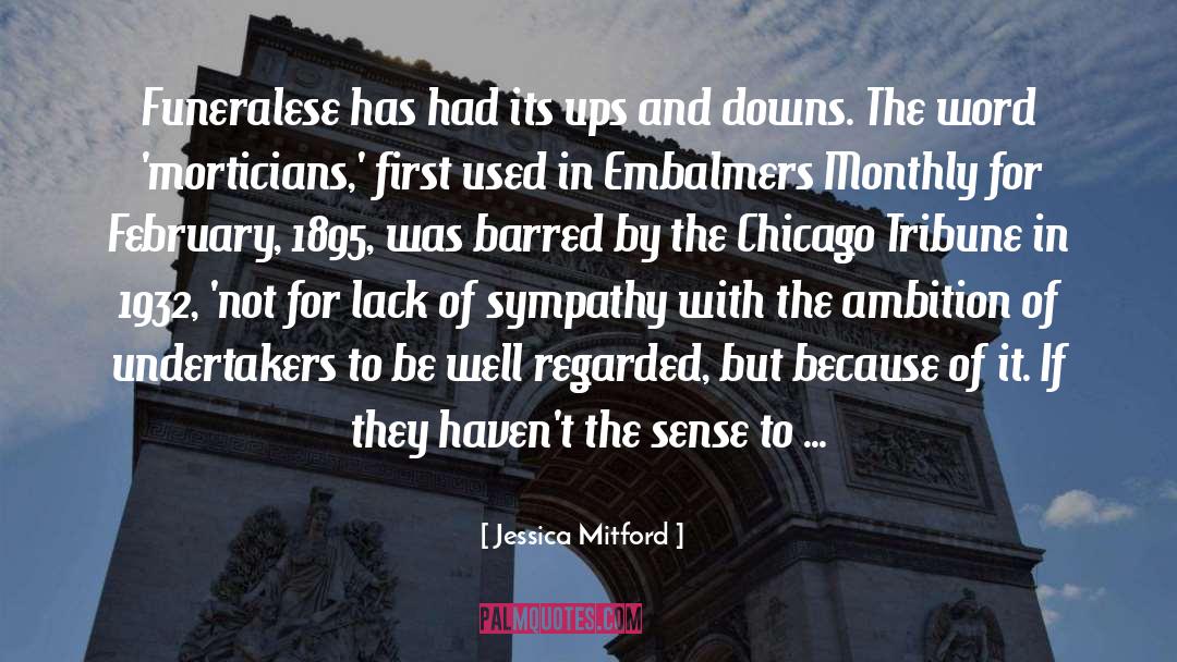 Ups Downs quotes by Jessica Mitford