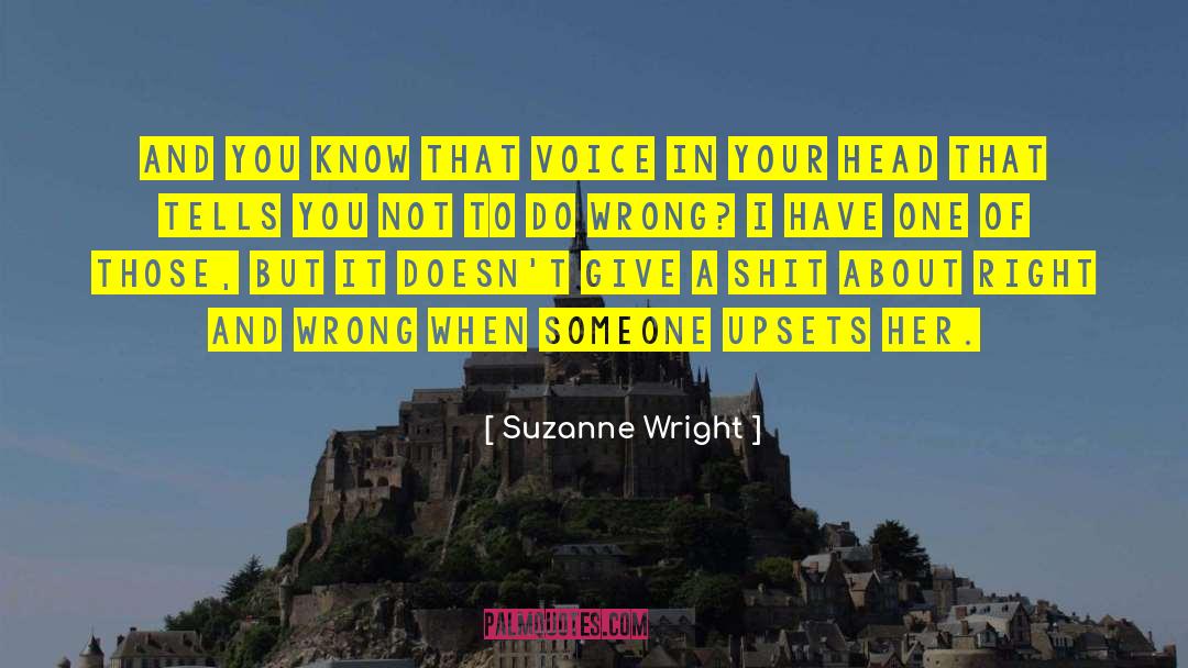 Upsets quotes by Suzanne Wright