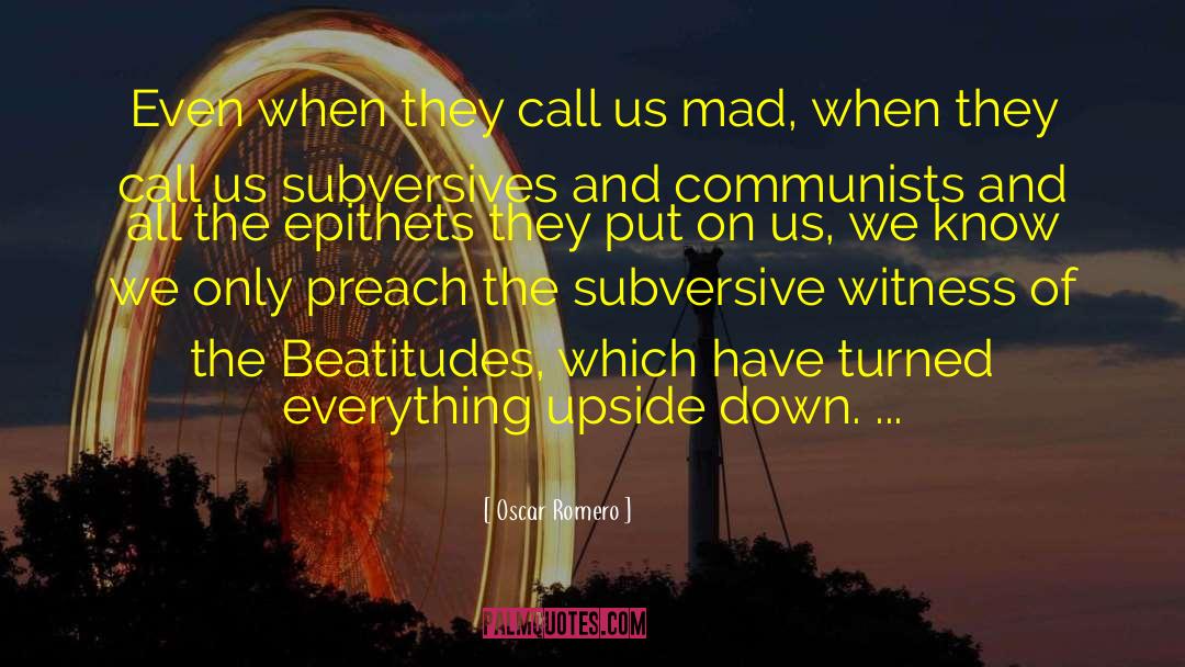Upside Down Magic Movie quotes by Oscar Romero