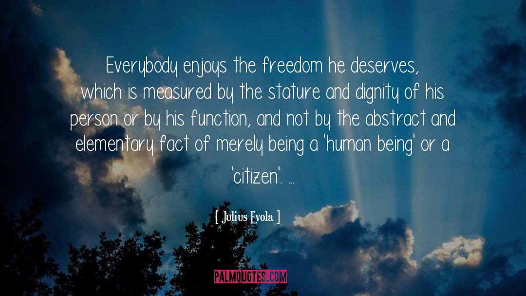 Upstanding Citizen quotes by Julius Evola