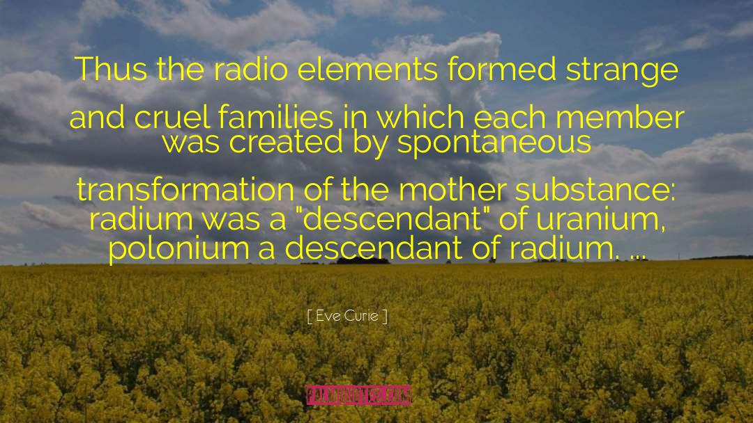 Uranium quotes by Eve Curie