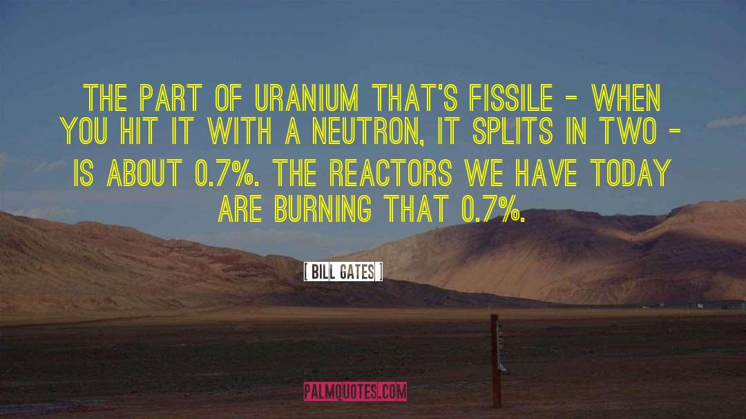 Uranium quotes by Bill Gates