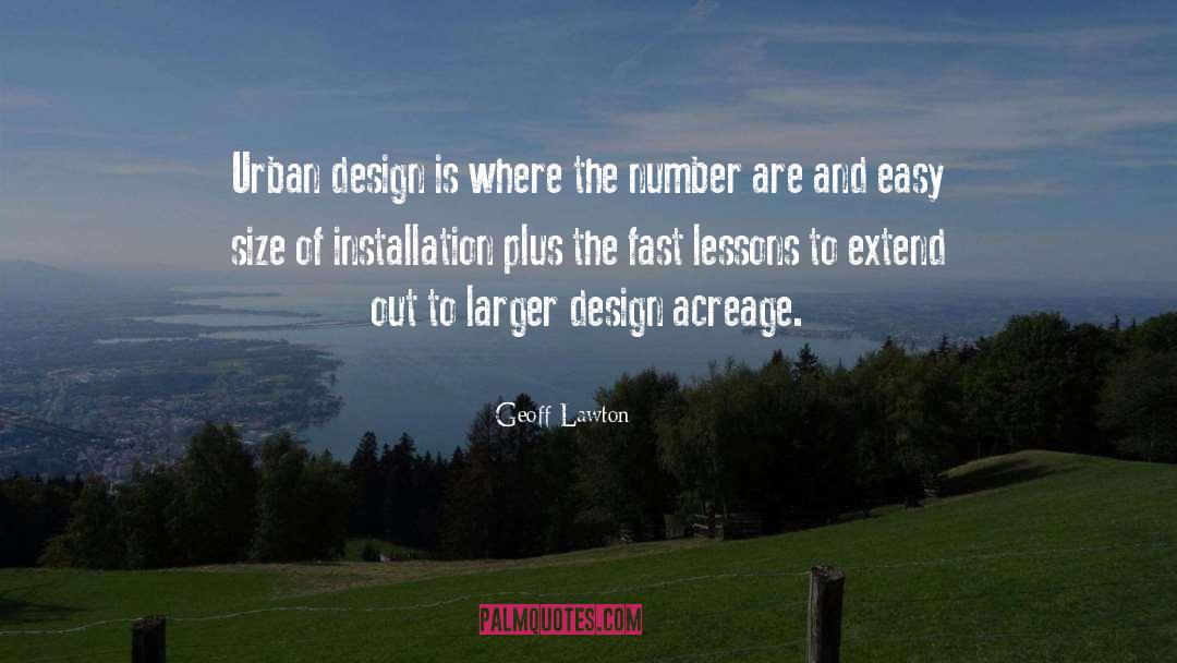 Urban Design quotes by Geoff Lawton