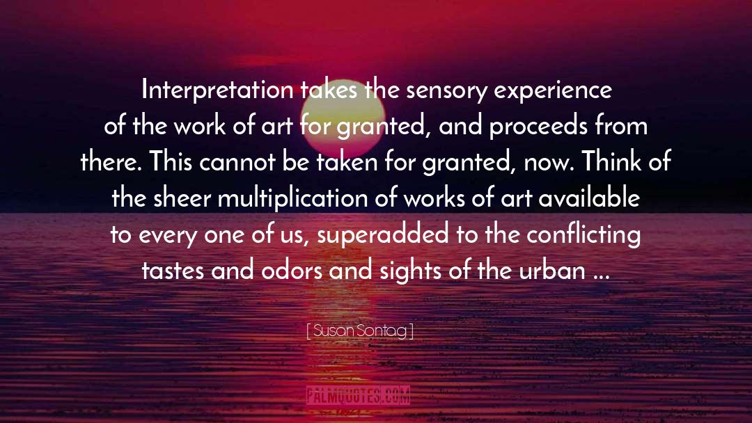 Urban Fantasty quotes by Susan Sontag