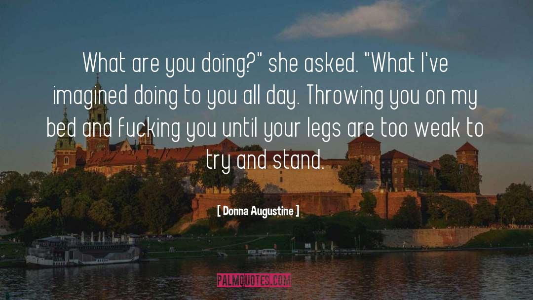 Urban Fantasy Romance quotes by Donna Augustine