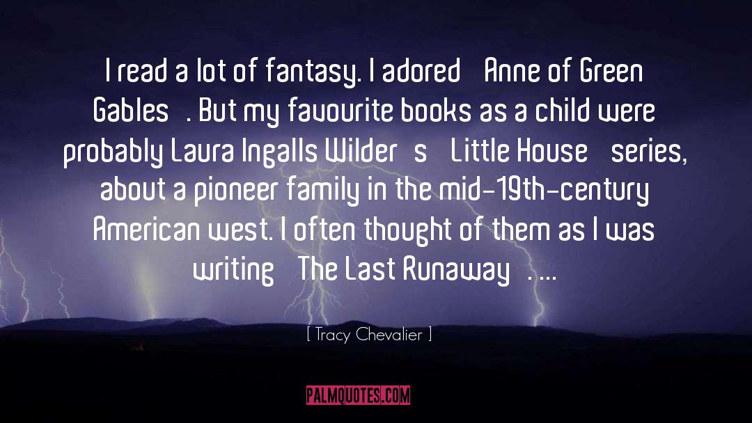 Urban Fantasy Series quotes by Tracy Chevalier