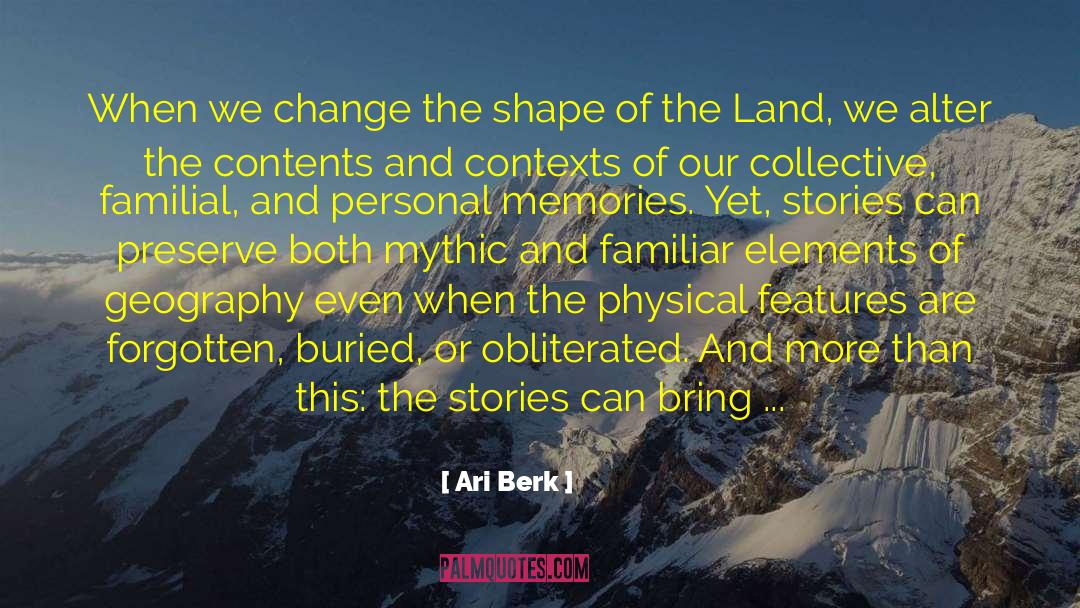 Urban Geography quotes by Ari Berk