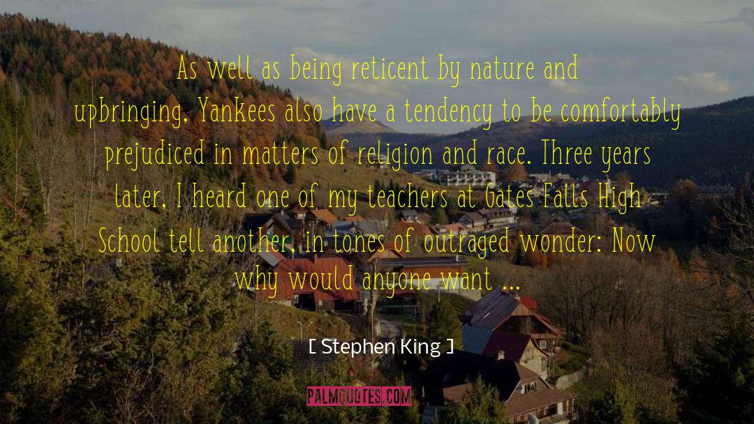 Urban Nature quotes by Stephen King