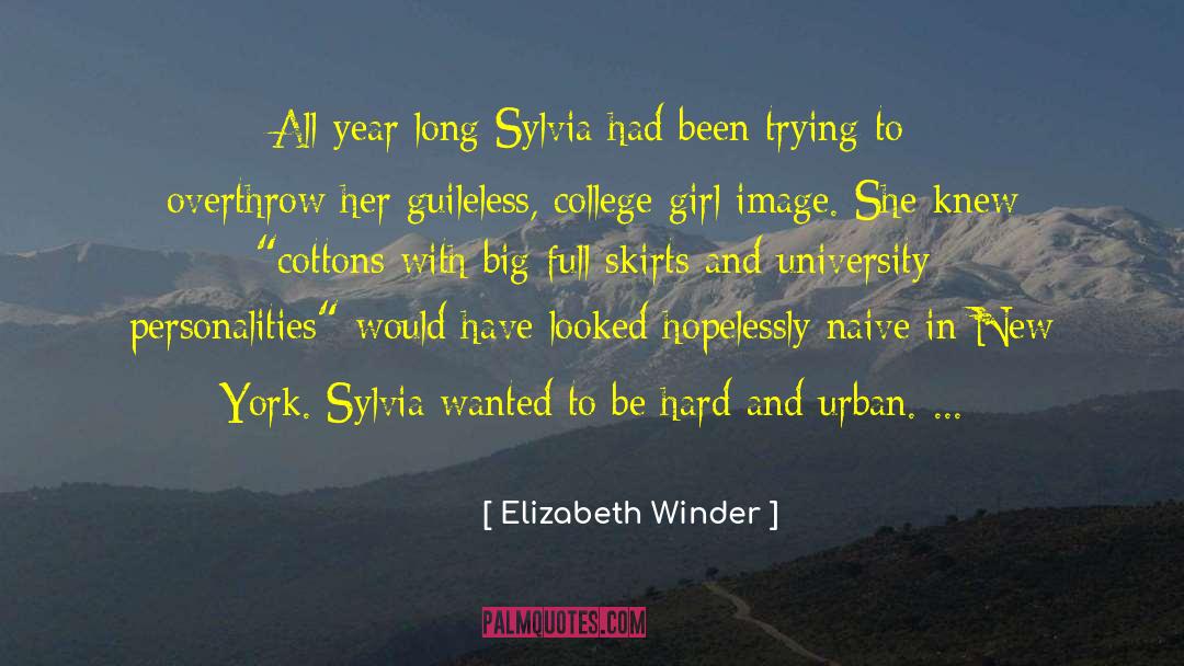 Urban Renewal quotes by Elizabeth Winder