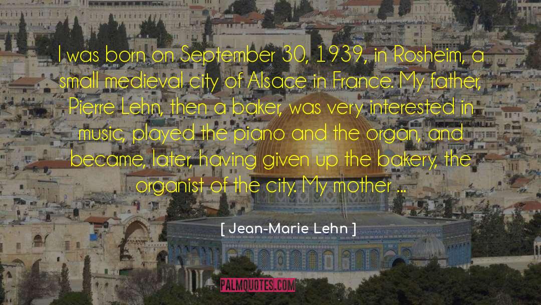 Urbanised City quotes by Jean-Marie Lehn
