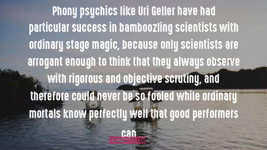 Uri Geller quotes by Stephen Jay Gould