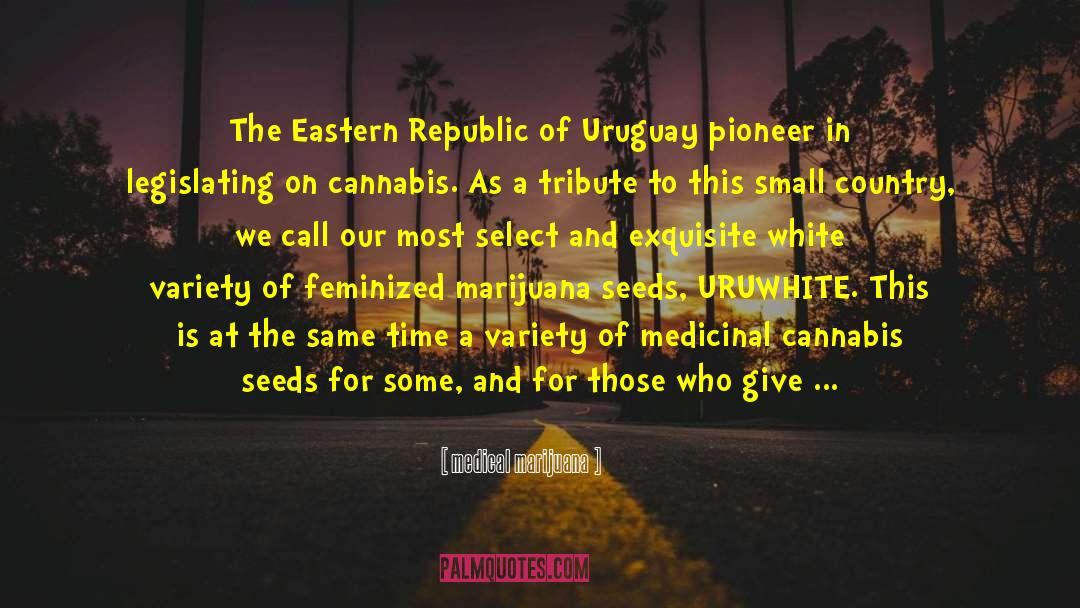 Uruguay quotes by Medical Marijuana