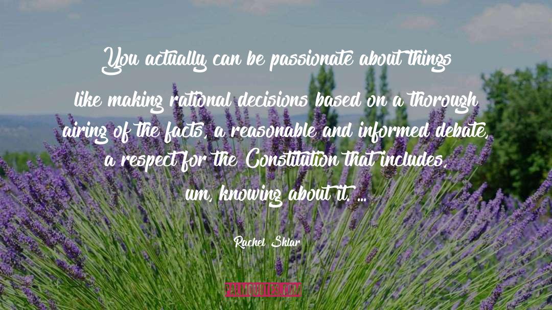 Us Constitution quotes by Rachel Sklar