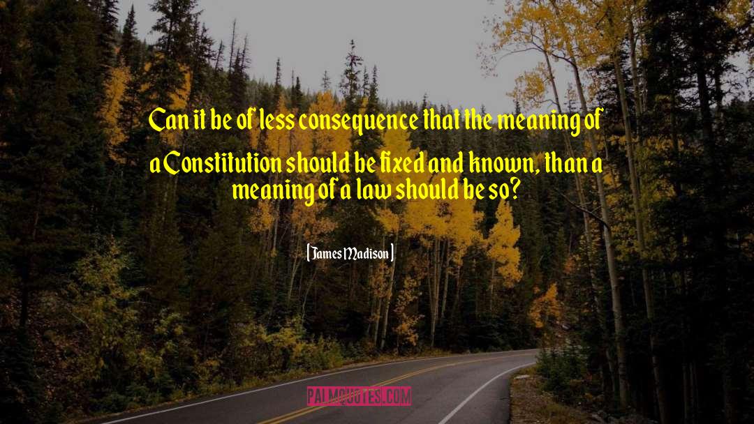 Us Constitution quotes by James Madison