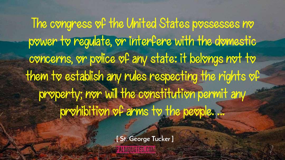 Us Constitution quotes by St. George Tucker