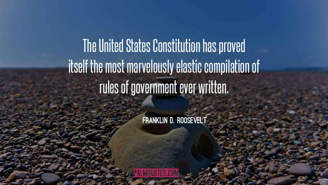 Us Constitution quotes by Franklin D. Roosevelt