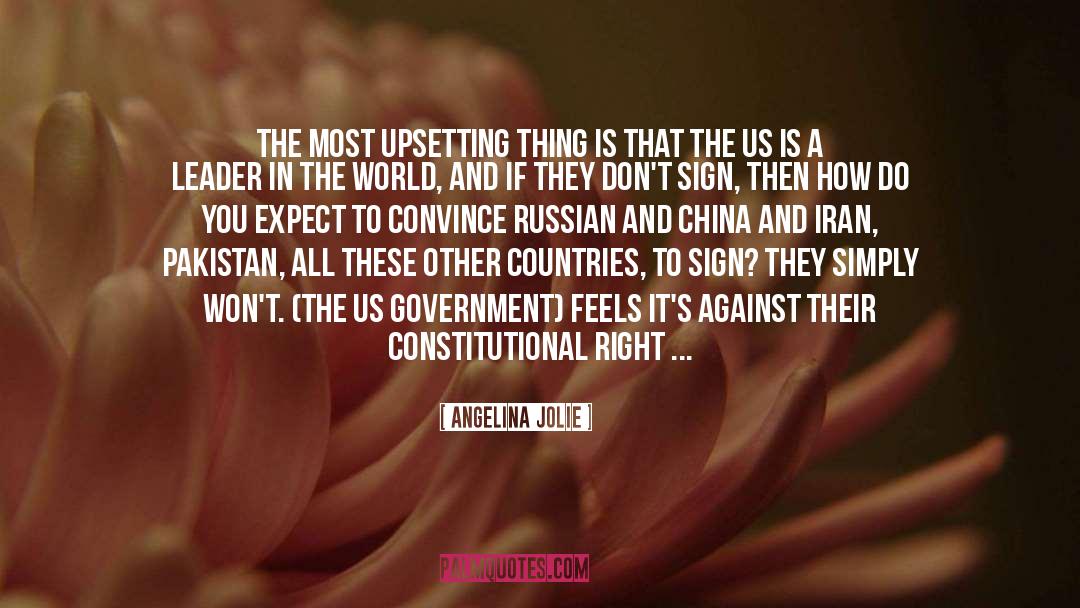 Us Government quotes by Angelina Jolie