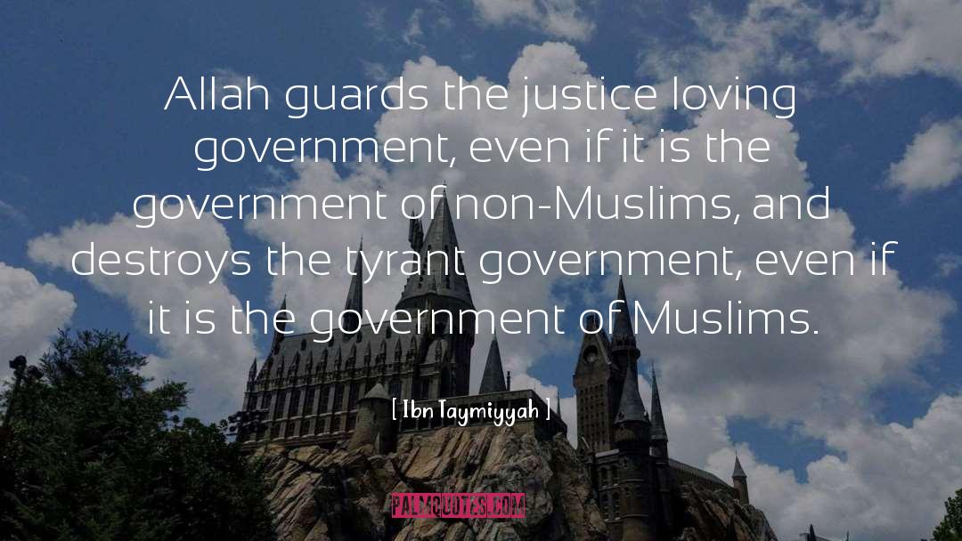 Us Government quotes by Ibn Taymiyyah