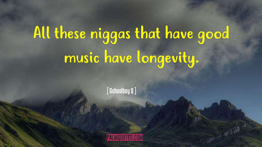 Us Longevity quotes by Schoolboy Q