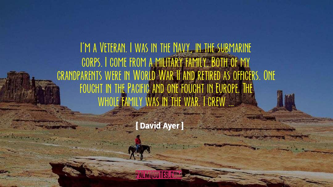 Us Navy quotes by David Ayer