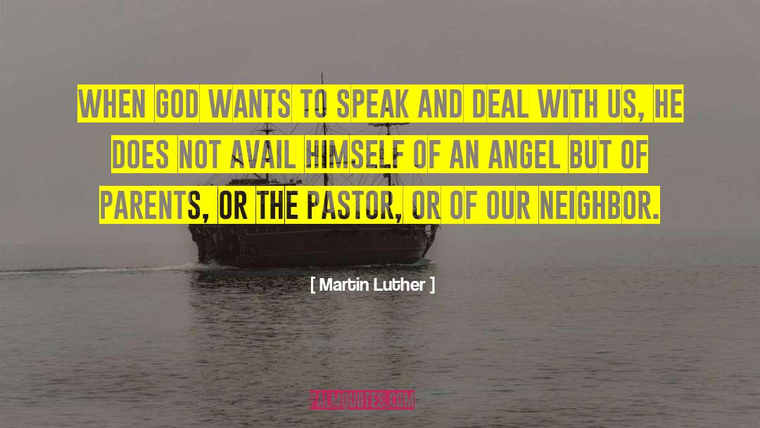 Us Pastor Council quotes by Martin Luther